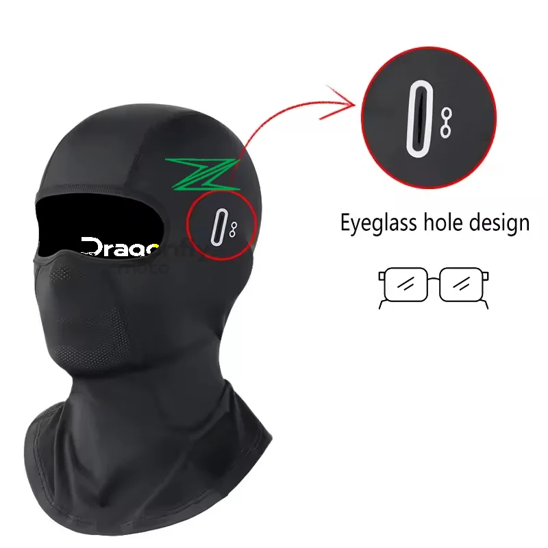 For Kawasaki Z650 Z750 Z800 Z900 Z1000 Z250 Z400 Cycling Cap Summer Cooling Motorcycle Balaclava Hats Sun UV Protection Bike Run
