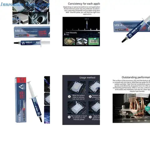 E65C MX4 Thermal Paste Advanced Cooling Grease Compound 20g Enhances Heat Management In Electronics Cpu Gpu Cooling MX-4
