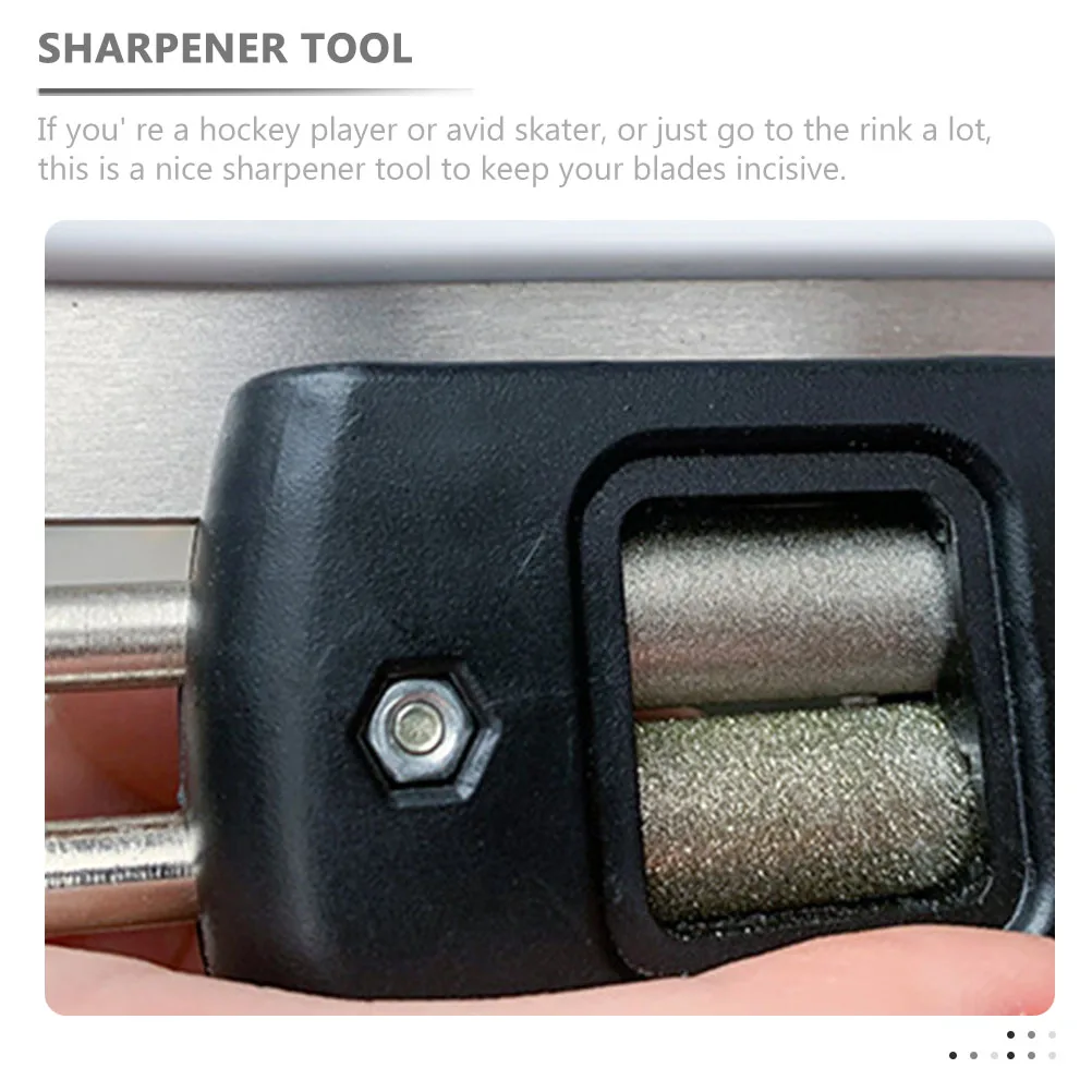 

Skate Sharpener Adjustable Small Skate Sharpener Tool Portable Keychain Ice Shoe Conditioner Hockey Supply