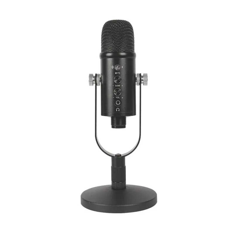 

Cross-border USB capacitor microphone, voice recording noise reduction large diaphragm computer microphone microphone live