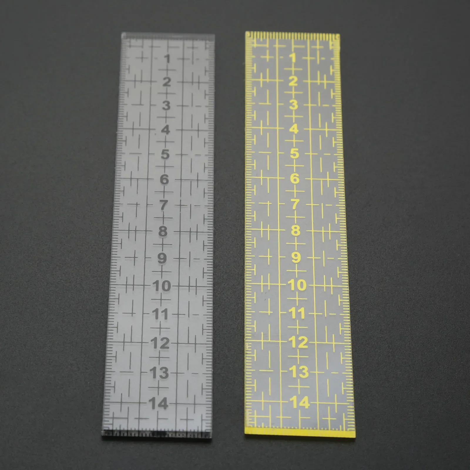 1Pc Patchwork Essential Tools Acrylic Quilting Patchwork Foot Sewing Aligned Ruler Grid Cutting Edge Tailor Sewing Measure Ruler