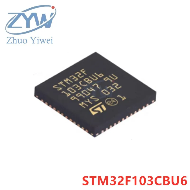 STM32F103CBU6 UFQFPN-48 STM32F STM32F103 STM32F103CBU ARM 72 МГц 128 Кб Cortex-M3 32-разрядный микроконтроллер, новый оригинал