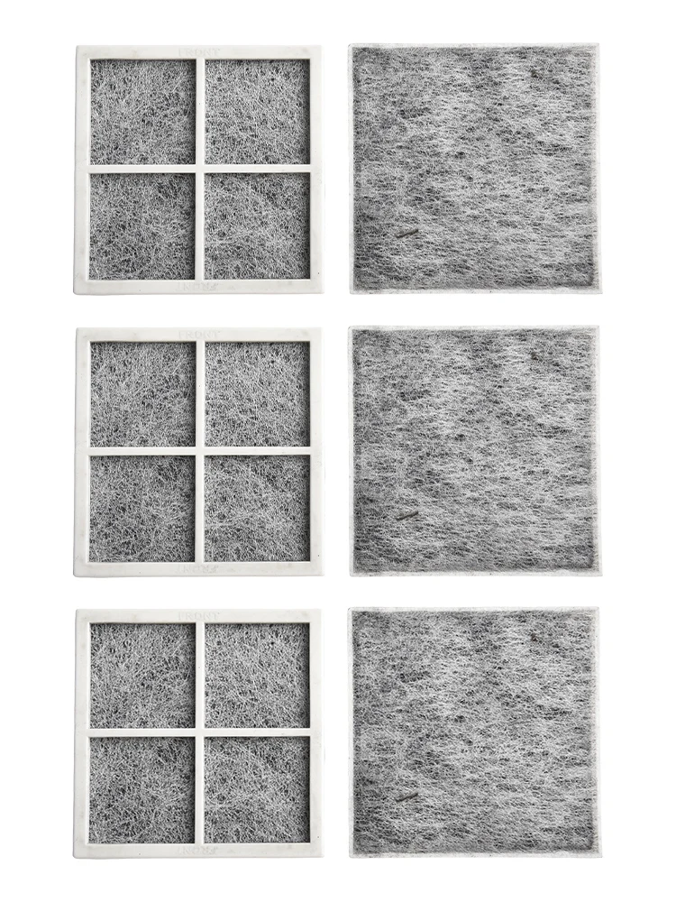 LT120F および Kenmore 469918 用の 6 個の冷蔵庫活性炭エアフィルターで健康的な冷蔵庫環境を維持します。