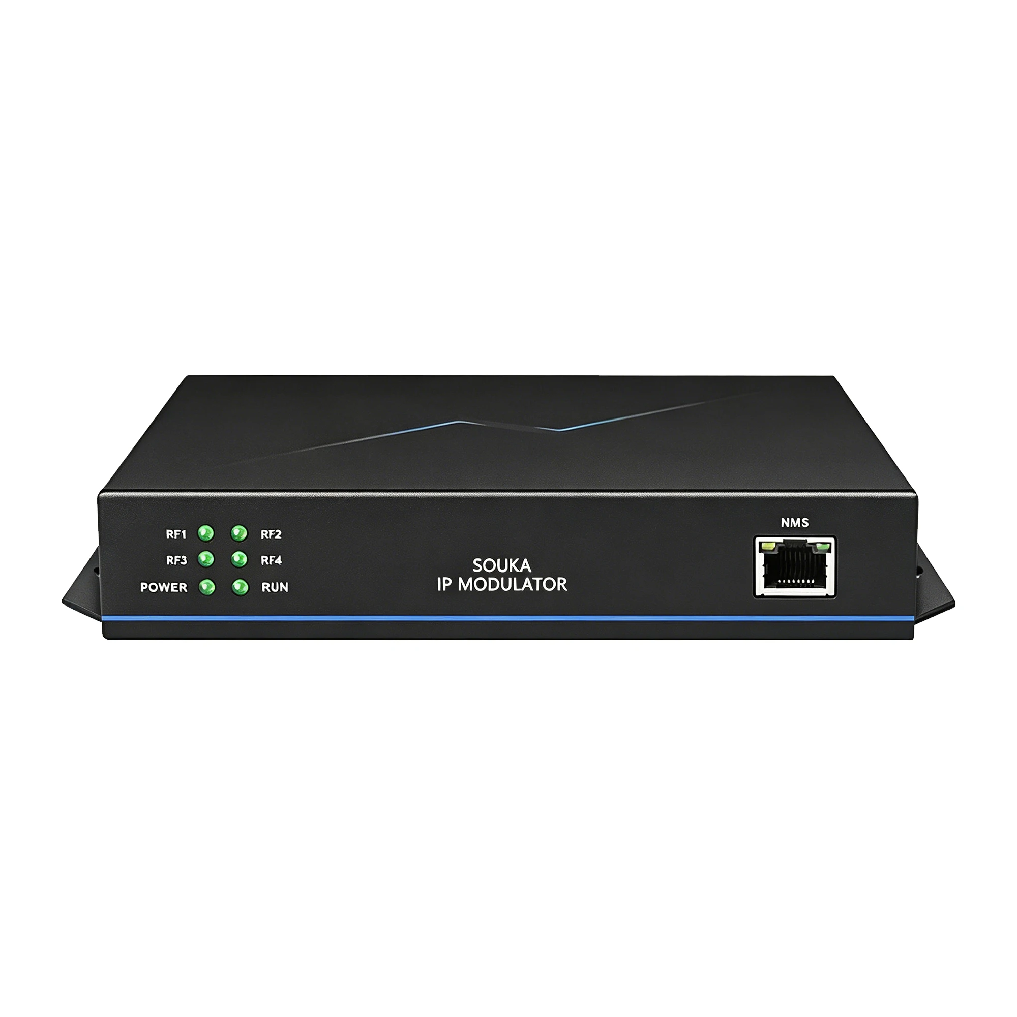 4 Channel IP to RF Cable TV Front-End Equipment DVB-T ATSC ISDBT DVB-C Modulator