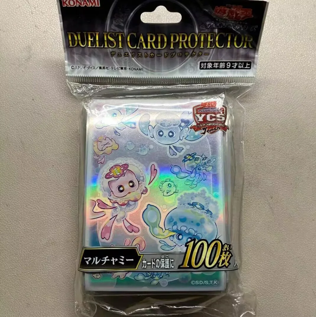 100-protege-cartes-scelles-officiels-yu-gi-oh-konami-duel-monsters-mulcharmy-meowls-fuwalos-purulia-pour-collectionneurs