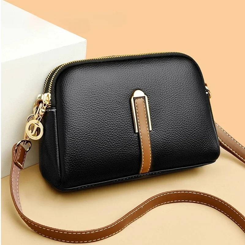 

100% Genuine Leather Women's Handbags, Luxury Women's Messenger Handbags, Women's Cross Handbags