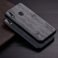 Case for Xiaomi Redmi Note 7 5 4 4X Pro Plus funda bamboo wood pattern Leather cover Luxury for redmi note 7 pro case