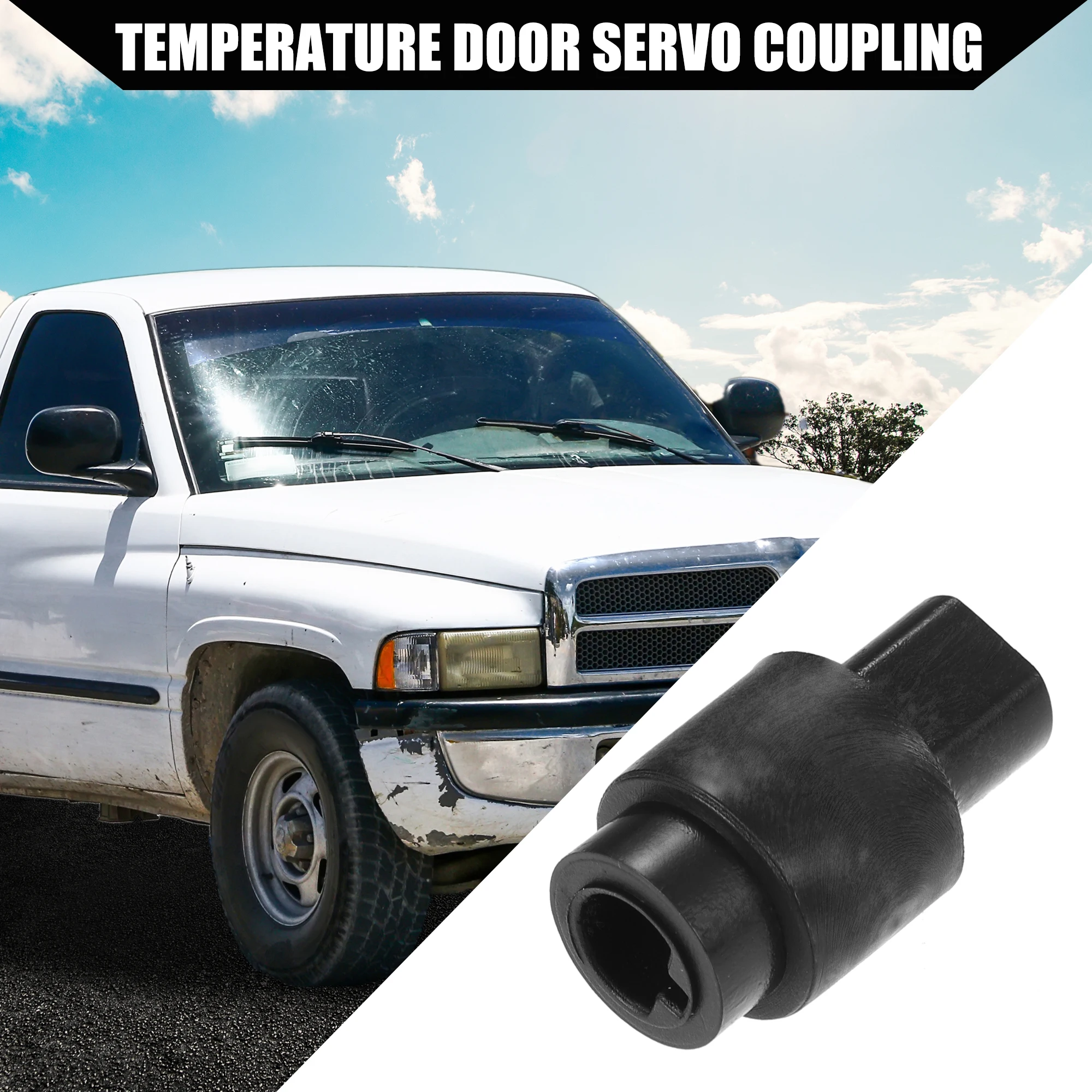 

UXCELL No 5012923AB Температурная дверная сервопривод для Ram 1500 2500 3500 Черный