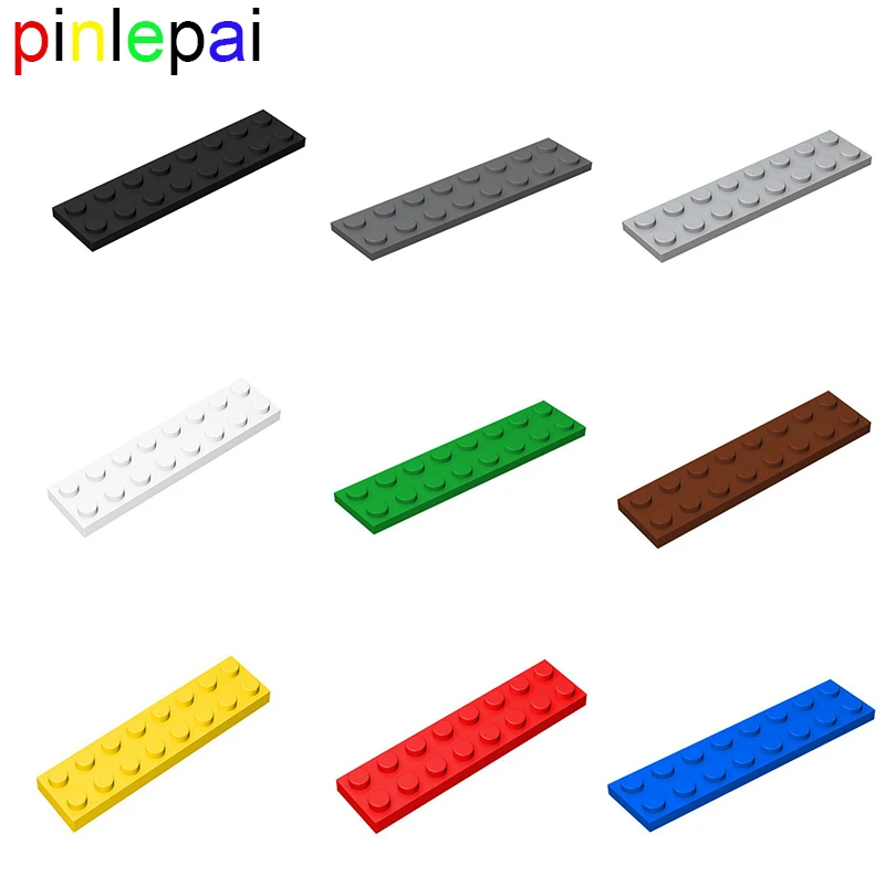 

Pinlepai Brick 3034 2x8 Bricks Base Plate Block Flatplate Assembled Particles Building Blocks Diy Bulk Toys For Children Gift