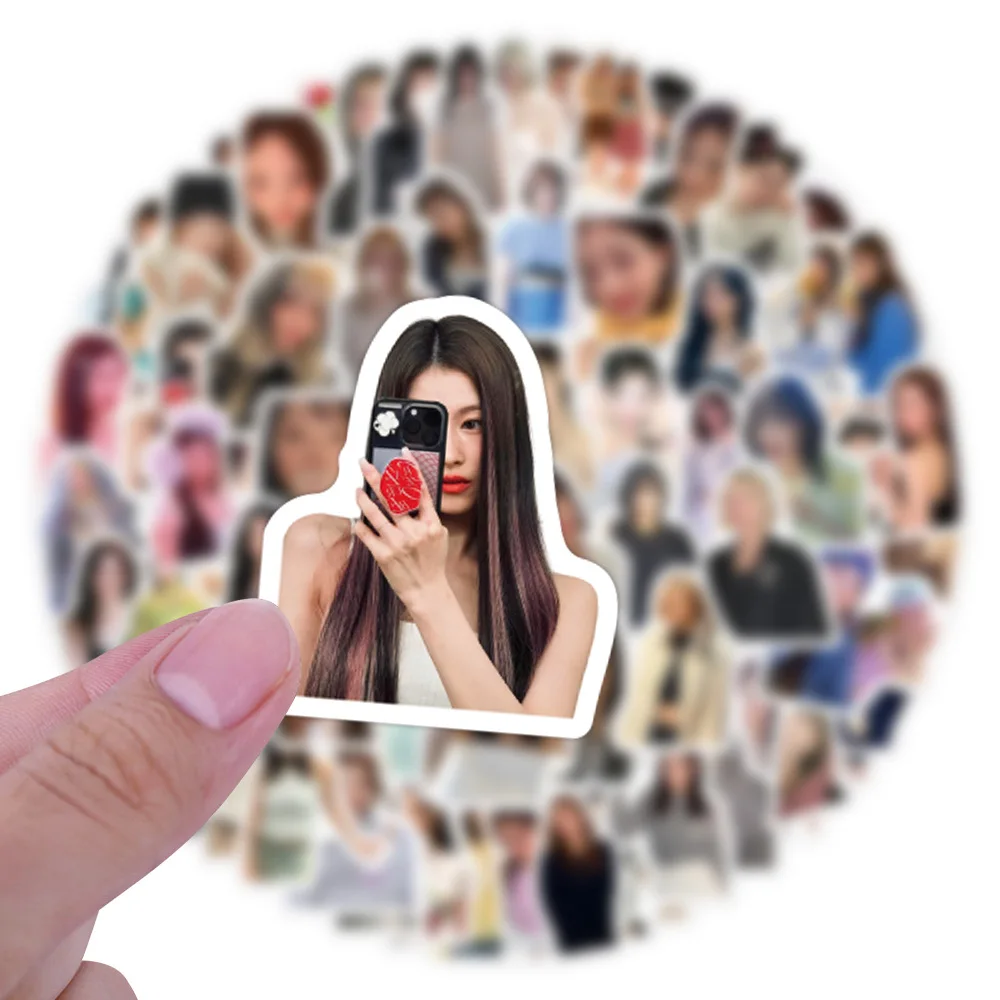 100 قطعة جديد مرتين المشاهير الكتابة على الجدران ملصقات KPOP الكورية فتاة مجموعة ملصق المشجعين هدية DIY بها بنفسك محمول الغيتار الهاتف الشارات مقاوم للماء #3