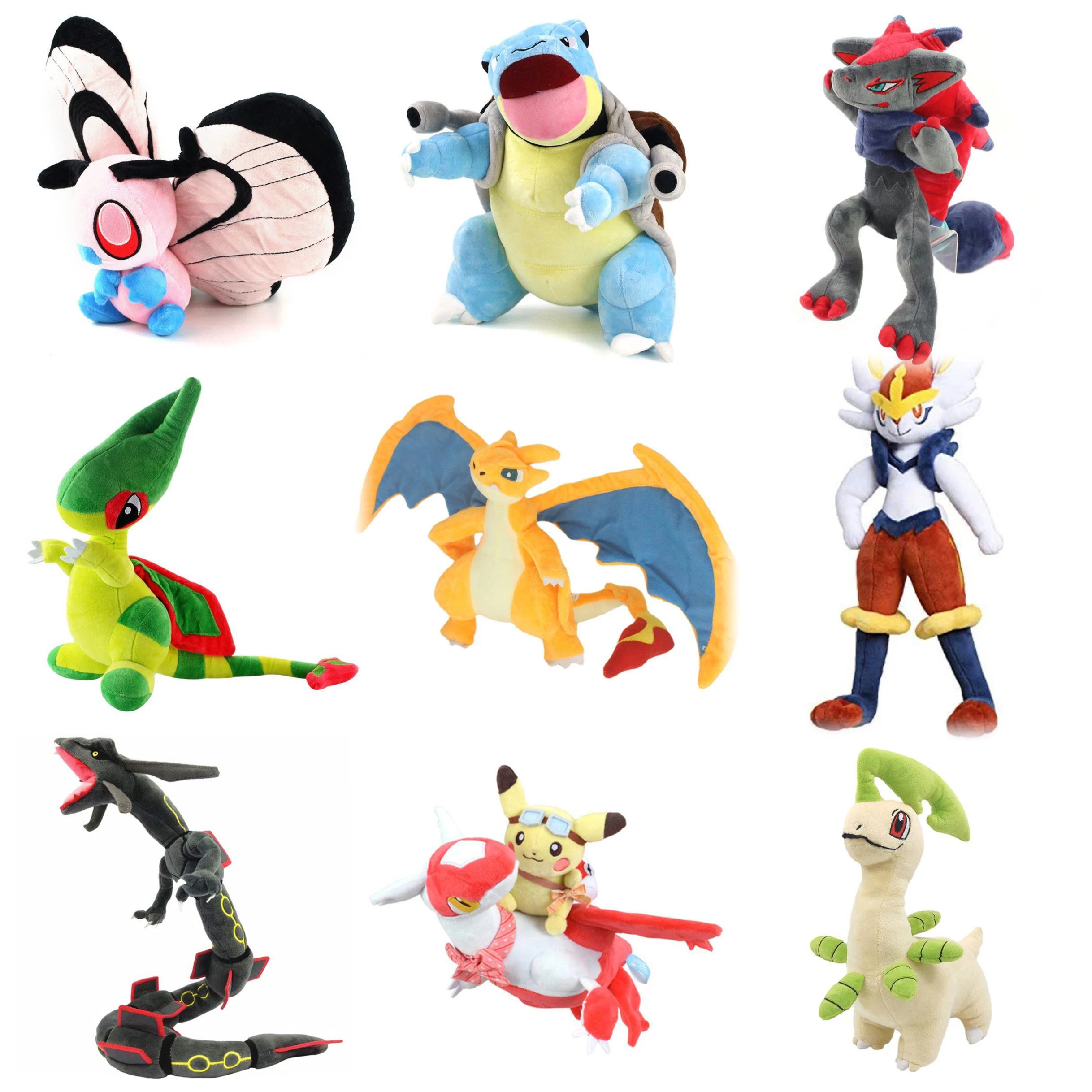 Pokemon spada e scudo Scorbunny Mega Evolution cenerentola peluche Pikachu Bulbasaur Charmander Squirtle Bayleef farcito regalo per bambini