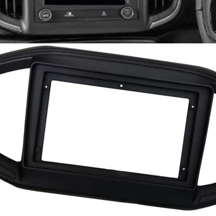 9 Inch Car Radio Frame -Stereo Install Panel Bezel Trim For Fiat -Strada 2020-2021 ABS Anti-Scratch Interior Accessory