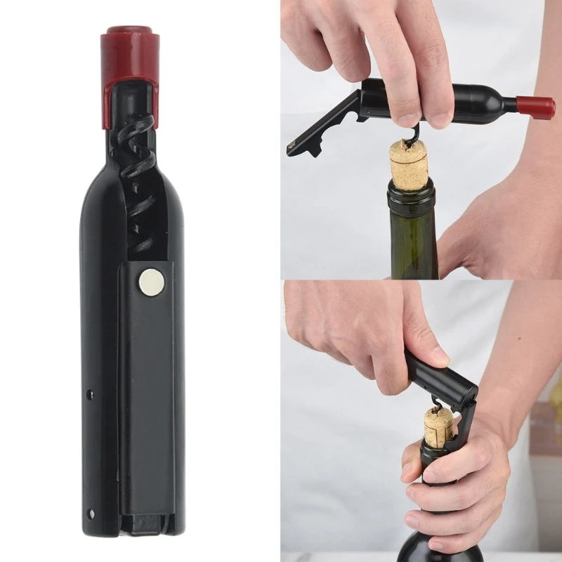 Mini Keychain Corkscrew Tool Small Keyring Wine Opener, Travel Cork Wine Opener Pocket Corkscrew Bar Kitchen Wine Bottle Opener