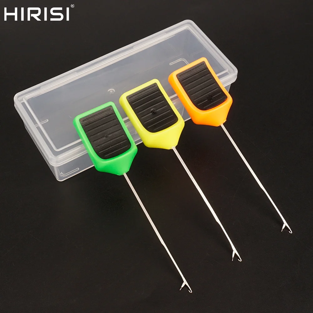 Hirisi 3-teiliges Karpfenangel-Ködernadel-Set, Gate-Nadel, Pop-Up-Boilie-Spleißnadel, Karpfenrig-Bastelwerkzeuge, Terminal-Tackle-Zubehör