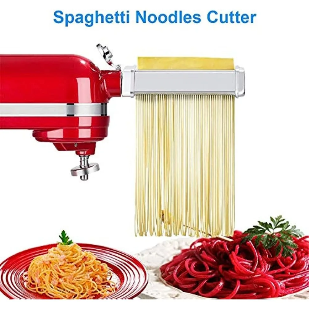 For kitchen pasta machine, stainless steel pasta stand mixer noodle accessories kitchen tool KitchenAid accessories view 5