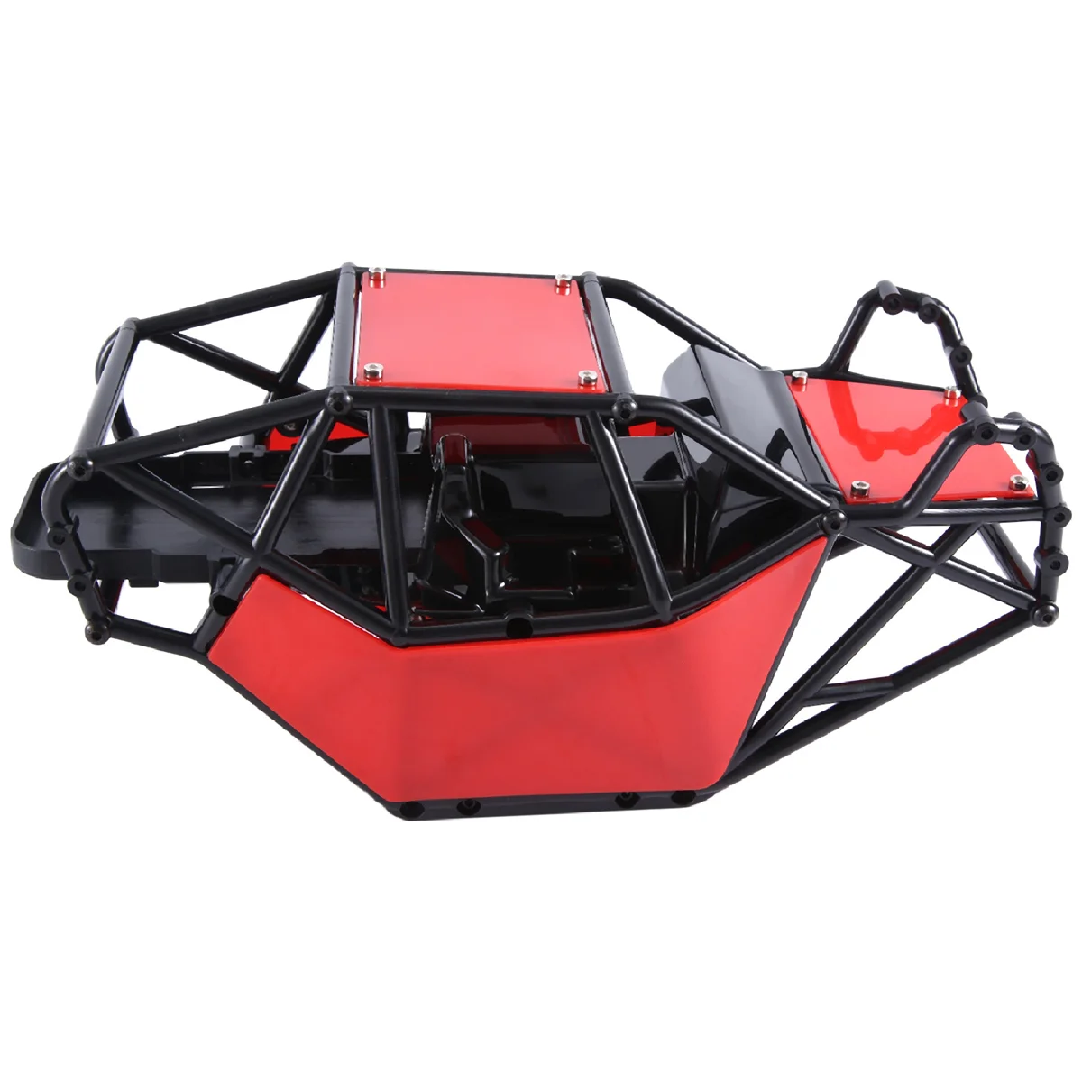 Rock Body Shell Chassis Kit for 1/10 RC Crawler Car Axial SCX10 II 90046 UTB10 Capra,Red