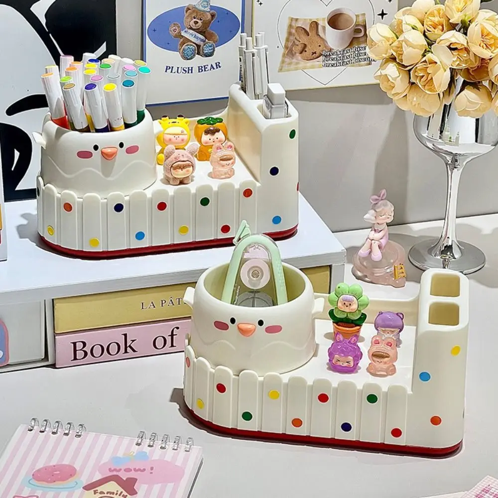

Large Capacity Pen Holder Multiple Compartments Stationery Storage Desk Organizer Multifunctional Desktop Organizer Desktop Use