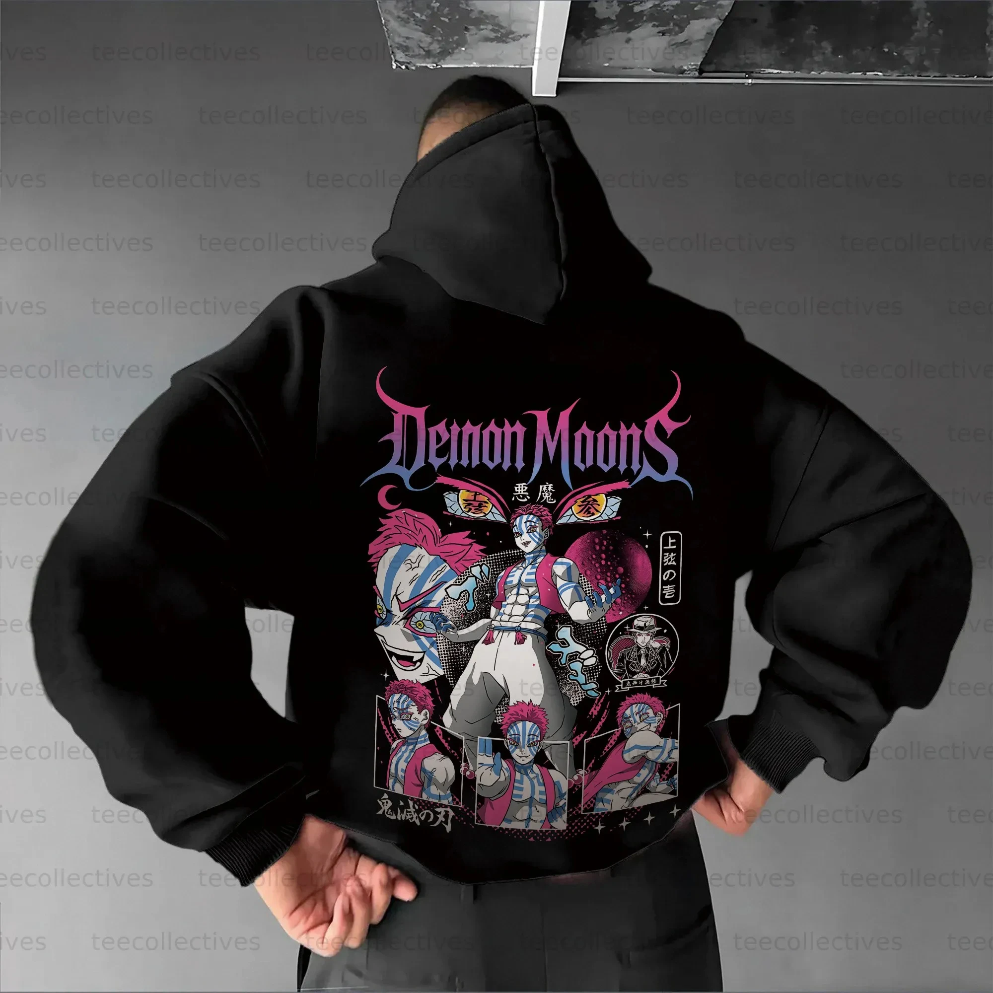 

Одежда для родителей и детей Demon Slayer, осенне-зимняя удобная толстовка с капюшоном из японского аниме с классическими персонажами, мужская и женская