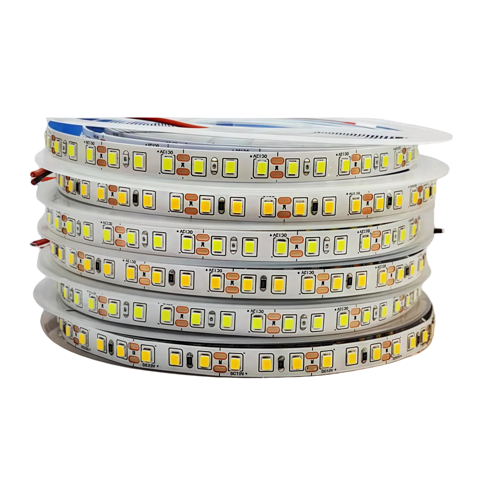 LED Strip Light 12V DC SMD 2835 120LEDs/M 5M High Brightness Home Lamp Strip 8mm PCB Cuttable LED Light Tape