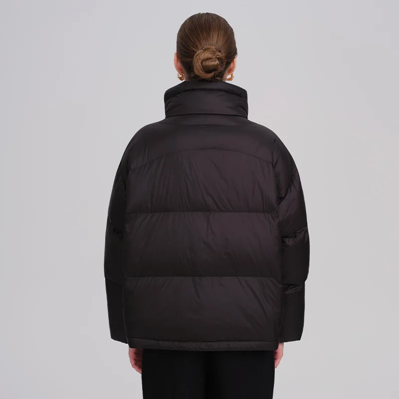 2025 Autumn/Winter New Women's Down Jacket Warm Commuter Stand Collar Jacket