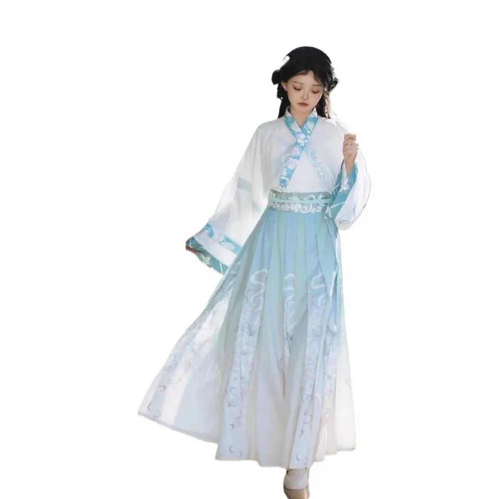 

Vintage Clothes Stage Performance Girl Chinese Fairy Dress Hanfu Cosplay Costumes Party Ethnic Style Dance Wear Women Clothing