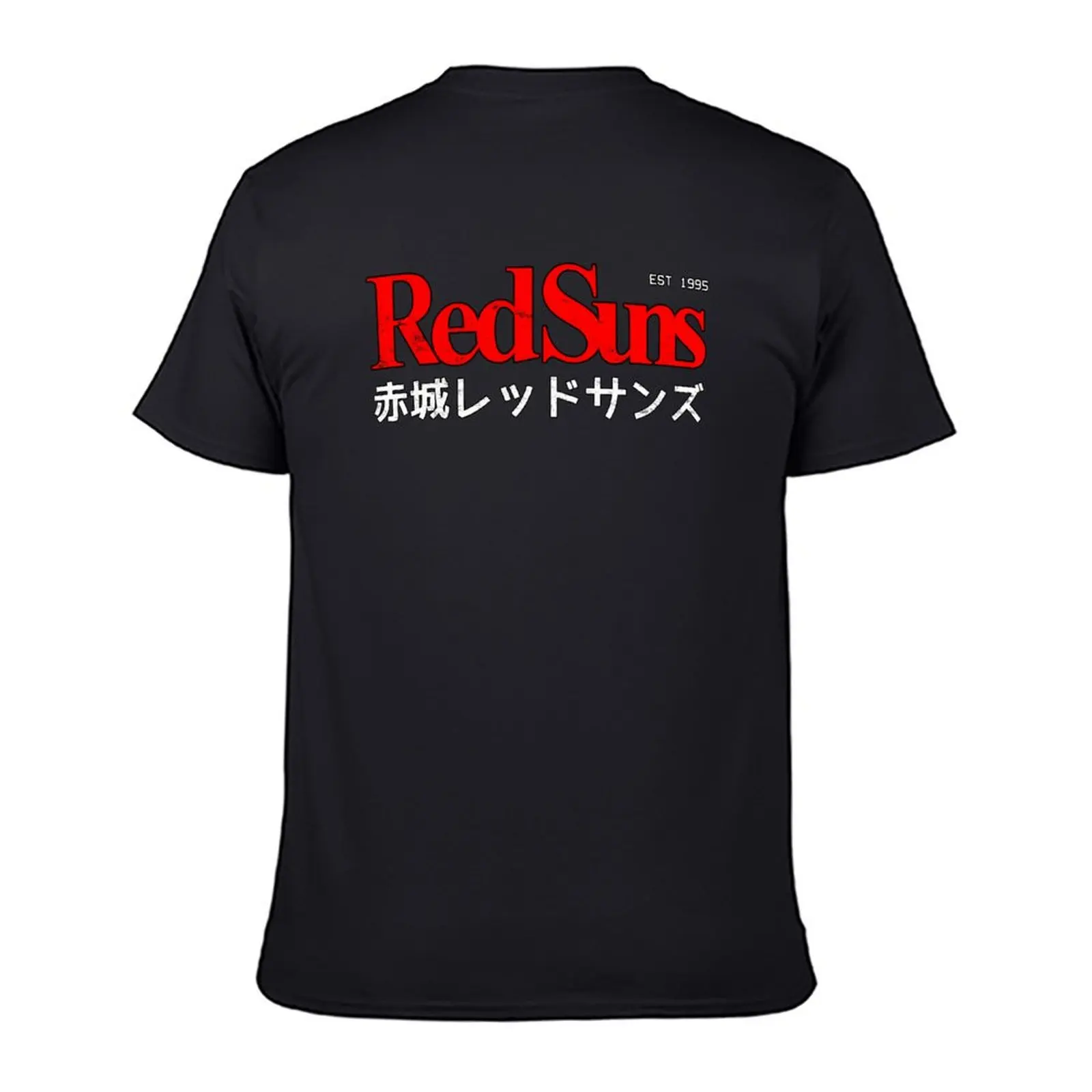 Initial D - Akagi RedSuns logo T-Shirt new edition tees mens clothing