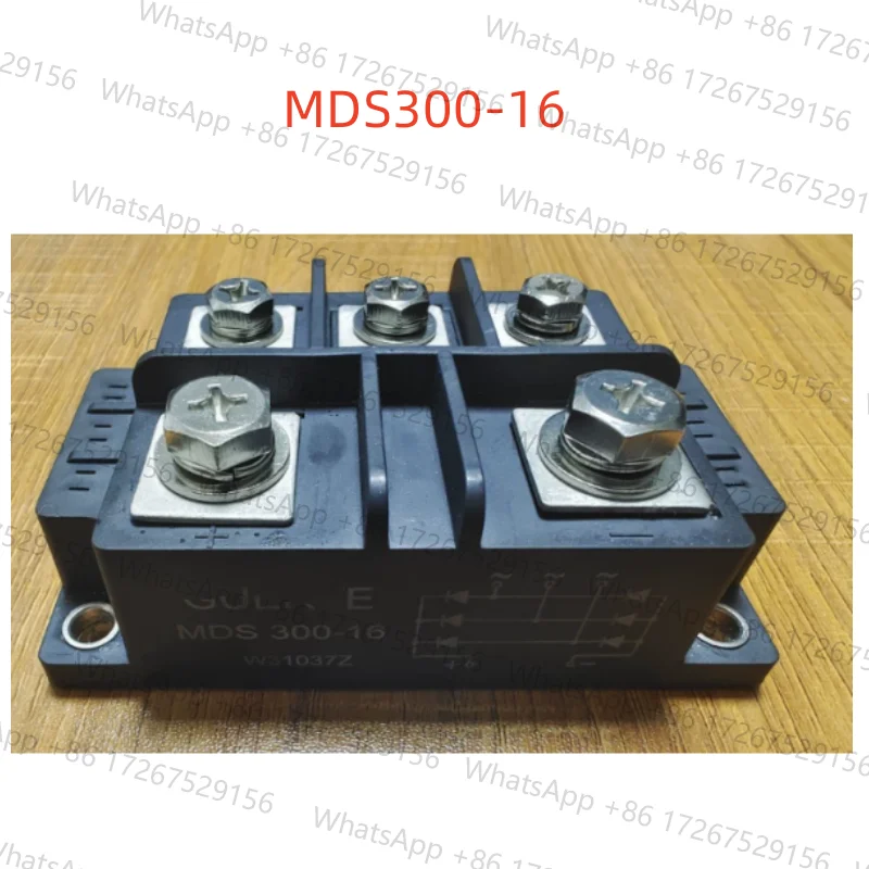 MDS300A MDS300-16 3-Phase Diode Bridge RectMDS300-16 3-Phase Diode Bridge Rectifier 300A 1600V Bridge Rectifier New Origina