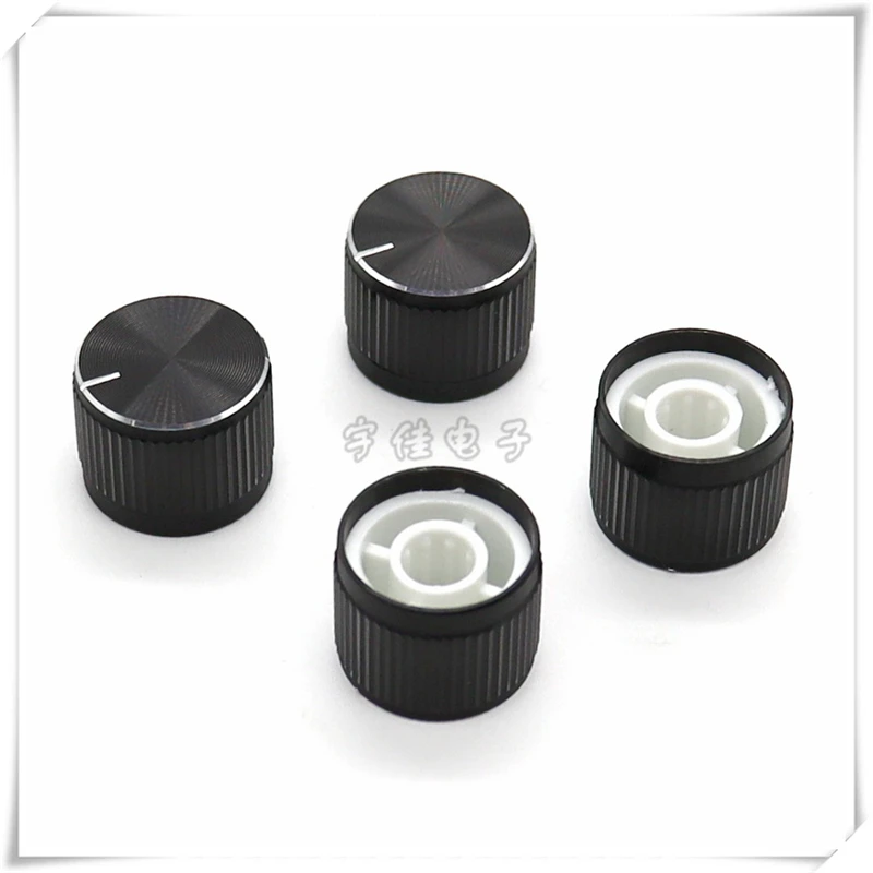 1PCS Aluminum Knob 17X13MM Car Knob Cap Flower Shaft Volume Adjustment Knob Striped Knob Cap Central Control Knob Cap