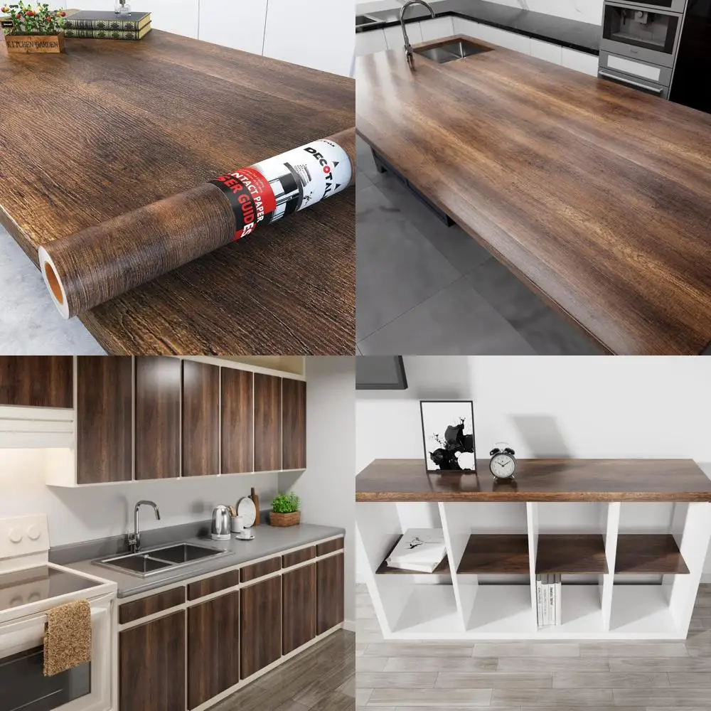 

Контактная бумага для очистки и наклеивания под дерево для столешниц и стен спальни