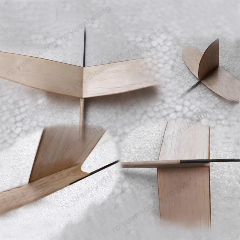 1Set Hand Launch Throwing Balsa Wood Aircraft Seabird M-P1S-2 Outdoor Plaything Assembling Glider for Model Airplane Competition