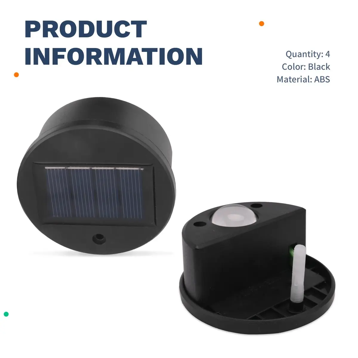 [N88R] 4pack Solar Powered Swimming Pool Edge Lights for Inground Pools, Above Ground Waterproof Wireless Pool Decorations