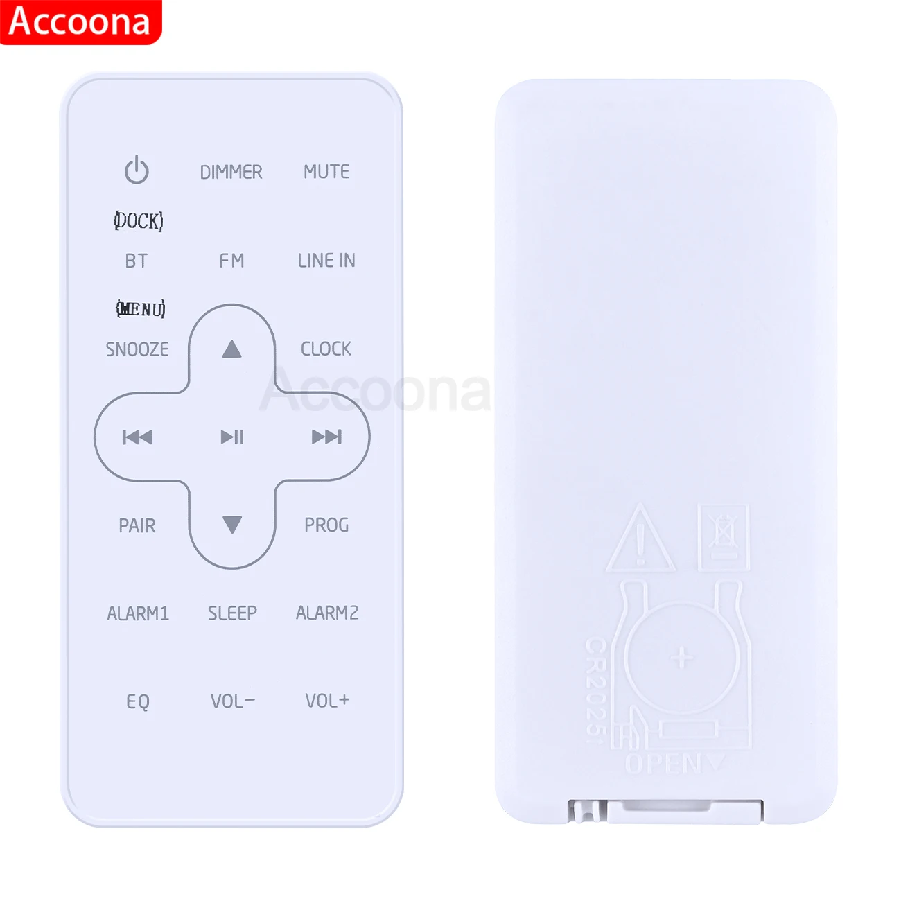Remote control for RSR DS411  pure acoustics stage SKYWORTH BROOKSTONE STUDIO