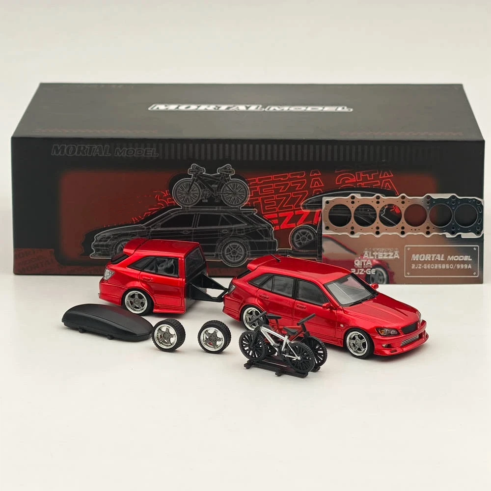 Mortal 1:64 Masterpiece 2025 HEC Beijing Auto Model Expo Official Diecast Gita IS200 Comes with trailer