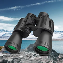 10x50 Binoculars FMC Coating Telescope Bak4 Prism IPX4 Waterproof Portable For Camping Hiking Concert Bird Watching Hunting