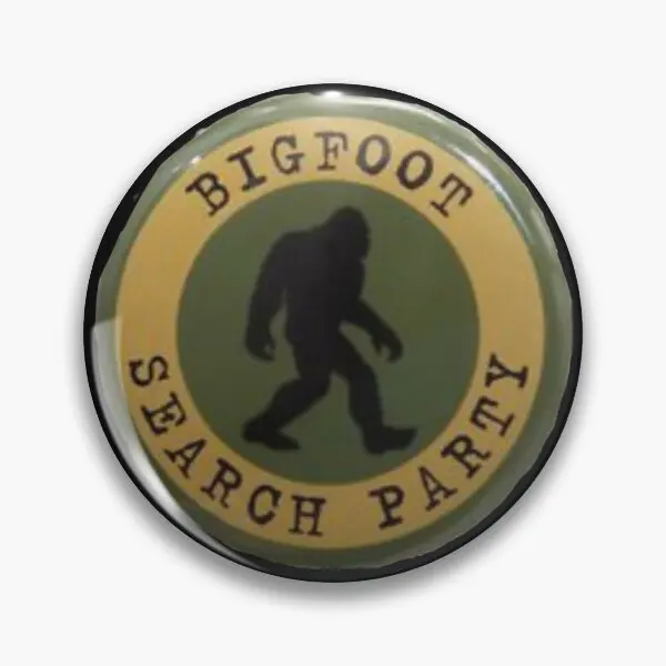 Bigfoot Search Party  Soft Button Pin Fashion Brooch Badge Metal Women Gift Funny Decor Collar Clothes Lapel Pin Jewelry Hat