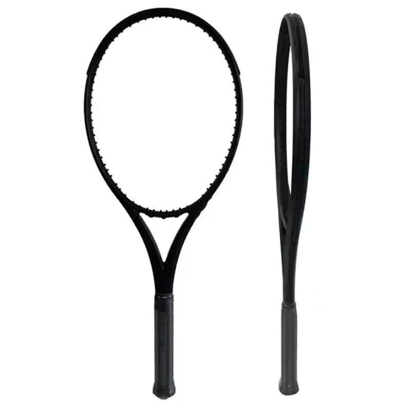

Black Oval Carbon Tennis Racket, Durable and Comfortable for Both Men and Women, Suitable for Casual Play and Daily Training