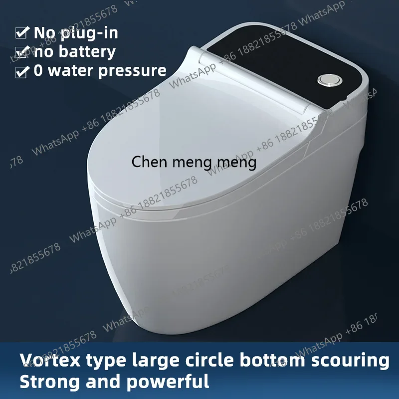 Z189 Small apartment toilet hotel project - siphon type without water pressure pumping large impulse integrated ordinary toilet