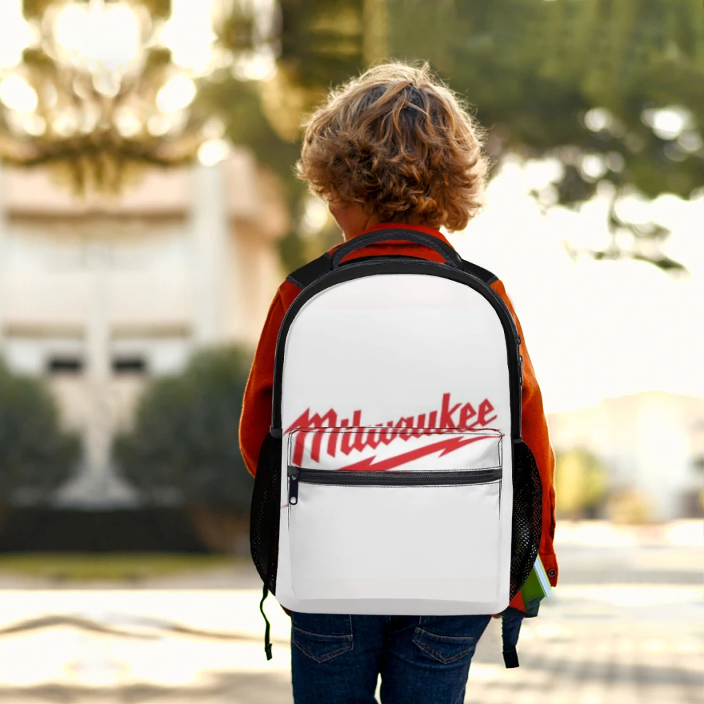 M-ilwaukee- Neue Weibliche Mode Kinder Hohe Kapazität Wasserdicht College Rucksack Trendy Mädchen Laptop Schule Taschen 17 zoll   ﻿   ﻿