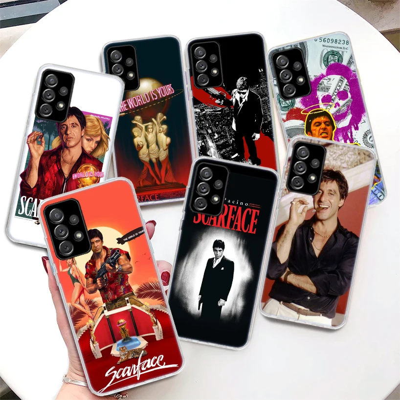 Scarface 1983 Film Al Pacino Movie Coque Phone Case For Samsung Galaxy A51 A50 A71 A70 A41 A40 A31 A30 A21S A20E A10 A11 A01 A6