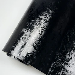 Accessories for Vehicles 152cmx2m/5m/18m Matt Glass Forged Black Car Sticker Stickers on Car Wrap Vinyl Wrapping Foil Adhesive