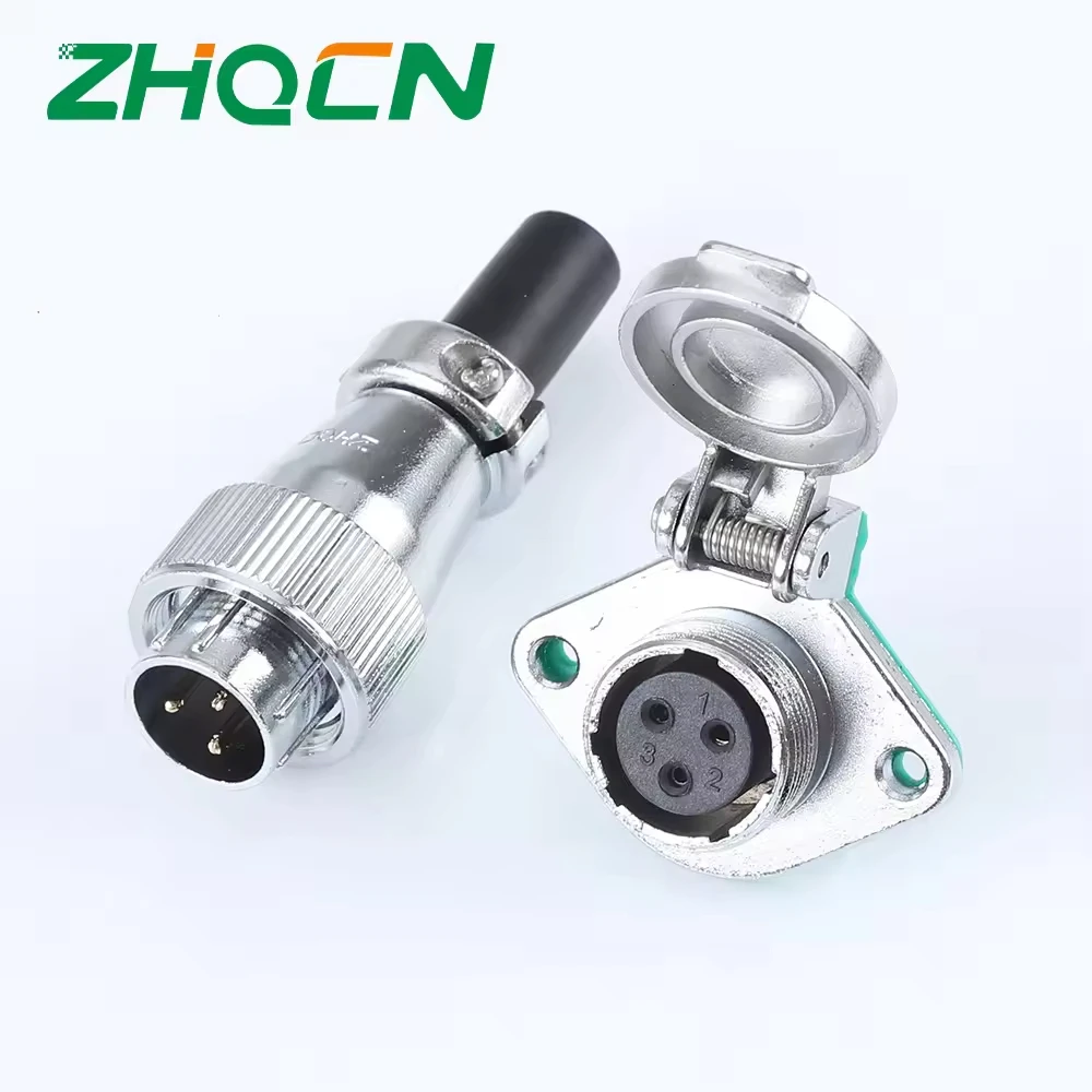 

ZHQCN WS16 Aviation Plug&Socket TQ+ZG 2-9 Pin Durable Electrical Wire Connectors for Machines And Equipment