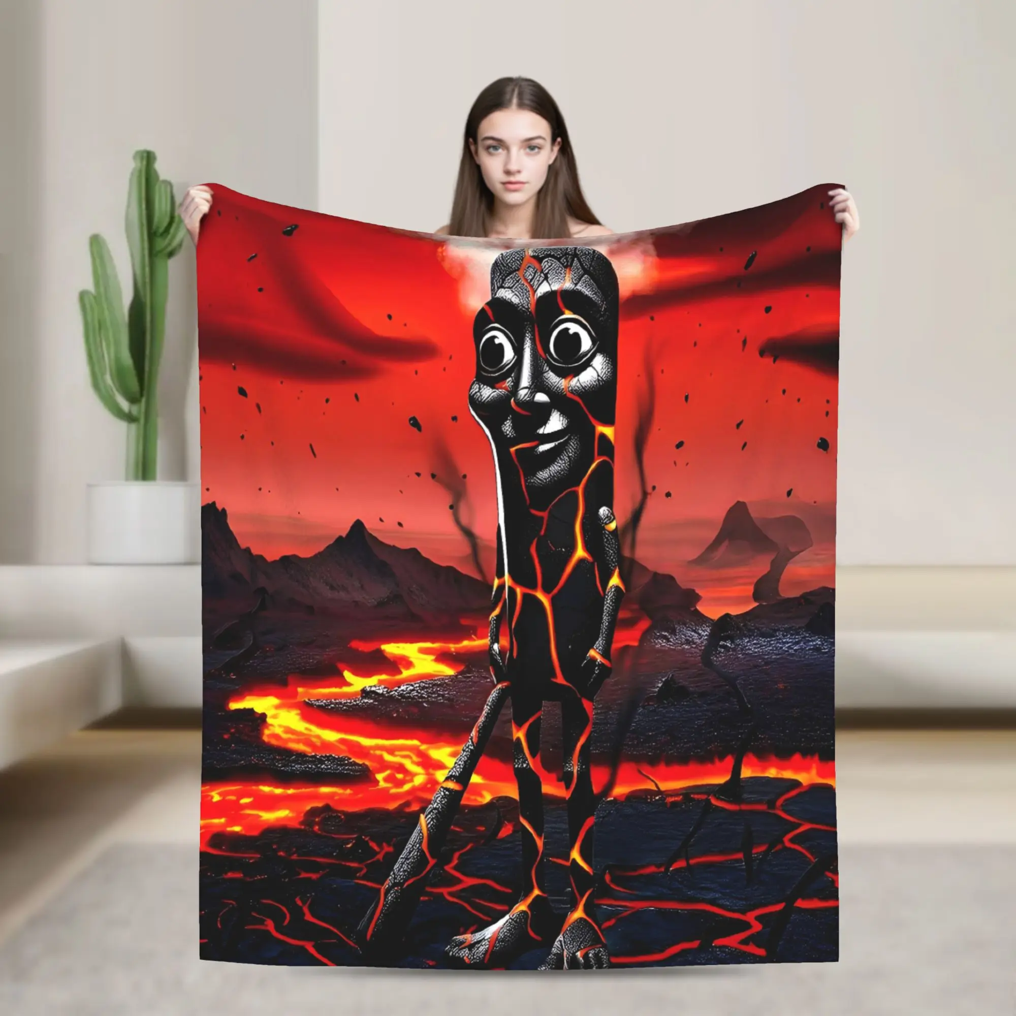 Super Soft BlanketKids Adult Travel Italien Brainrot Throw Blanket  Flannel Bedspread For Couch Chair Sofa Bed Graphic Bed Cover