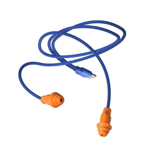 70/100/120cm Cable Industrial Safety Work Headphones USB C Port Earbuds