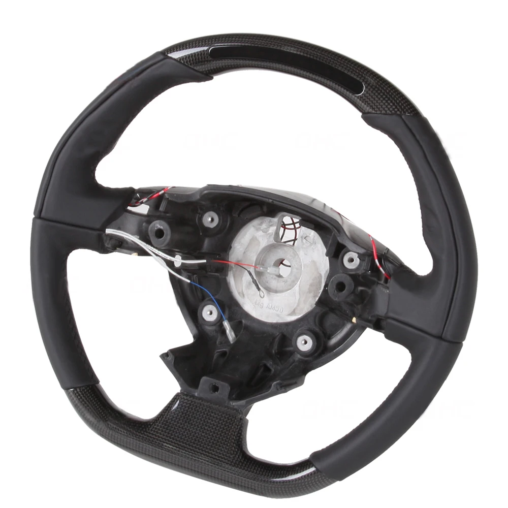 LED RPM Performance Real Carbon Fiber Steering Wheel Fit for Ferrarii 458 488 California T F12 Sergio Berlinetta