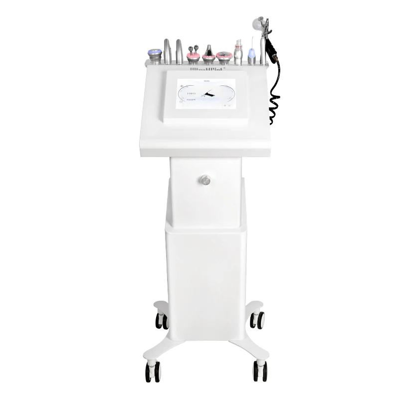 New 9 In 1 Hydrohen Oxygen Facial Machine Water Hydro Skin Cleansing Whitening Face Tightening Lifting Hydrating Spa Machine