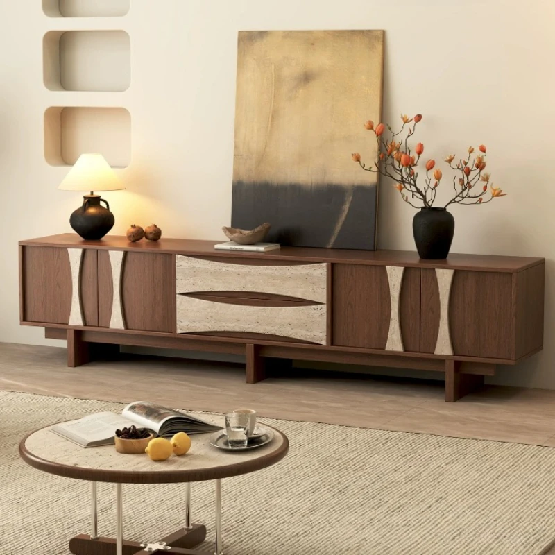 Natural Wood Tv Stand Modren Organizer Shelves Organizers Universal Tv Cabinet Living Room Modern Mueble Tele Home Furniture