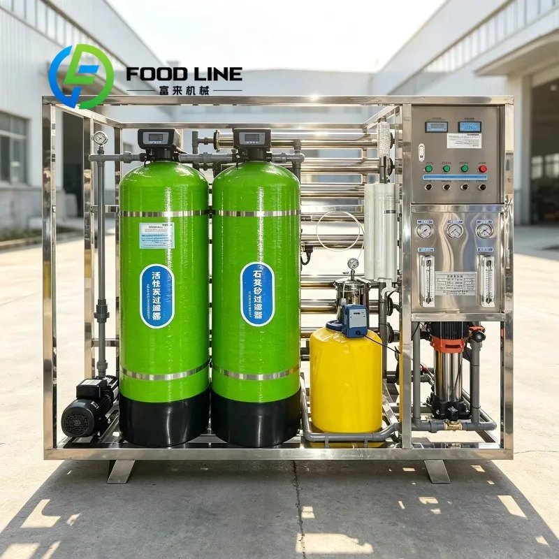 Industrial RO Water Treatment System Anti-Corrosion Membrane Housing Resists High Salinity Raw Water Erosion In Coastal Mining