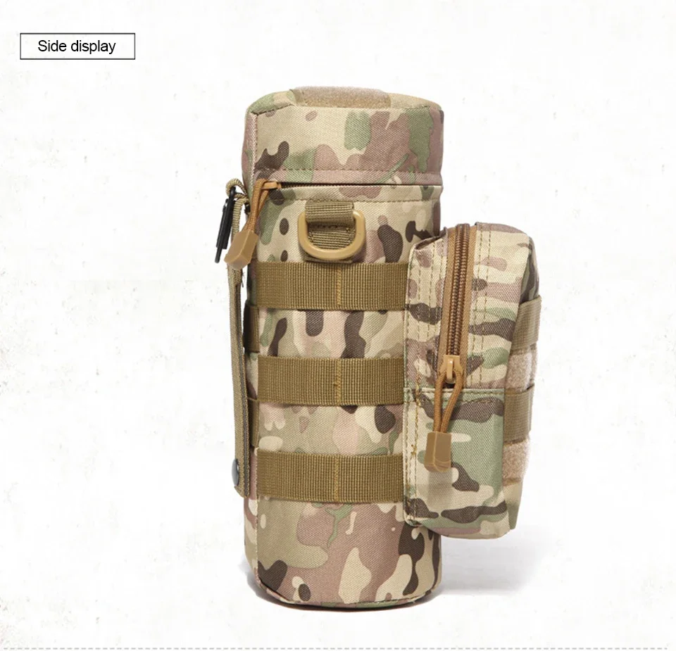 Outdoor Molle Wasserkocher Träger Wasserflasche Tasche Tasche Halter für Reisen Camping Wandern Radfahren Angeln Jagd – Detail 9