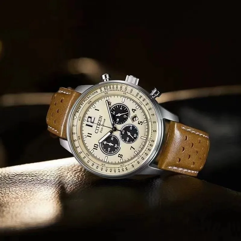 Original CITIZEN Watches Luxury CA4500-16X Solar Product FF Series Flying Military Style Mechanical Watch Top Brand Watch