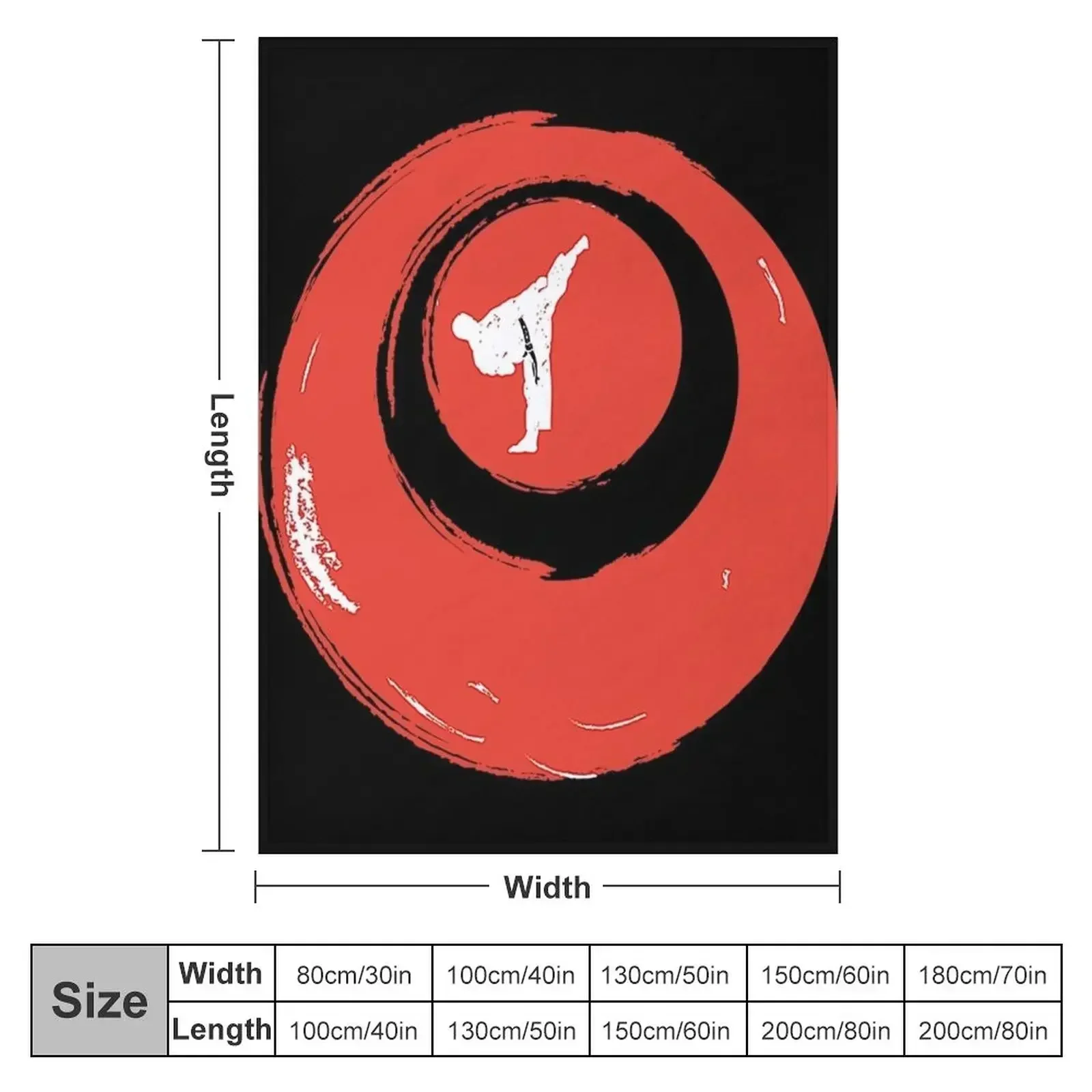 Okinawa Karate japan shirt Throw Blanket Flannel Moving Soft Big Plush blankets ands Luxury Throw Blankets
